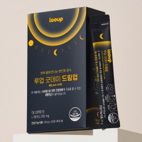 [스트레스로 인한 긴장완화] 액상 테아닌 루업 굿데이 드림업 1box(20포)