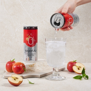 [슈가로로] 스파클링 사과 캔 250ml (30캔)