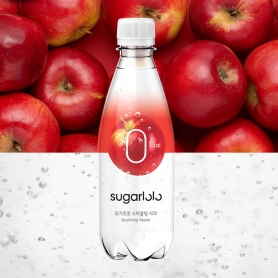 [슈가로로] 스파클링 사과 (350mL X 24개) 무료배송