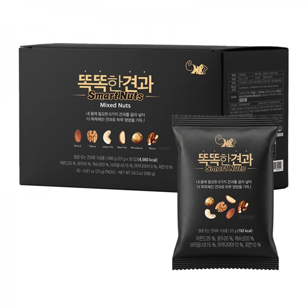 똑똑한견과 (30입) 건강한 간식/ 박스포장/ 쇼핑백/ 무료배송