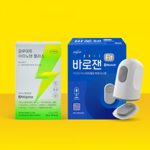 [CGM]바로잰Fit 연속혈당측정기+글루어트 아미노텐 플러스 1BOX (5.5g x 10포)