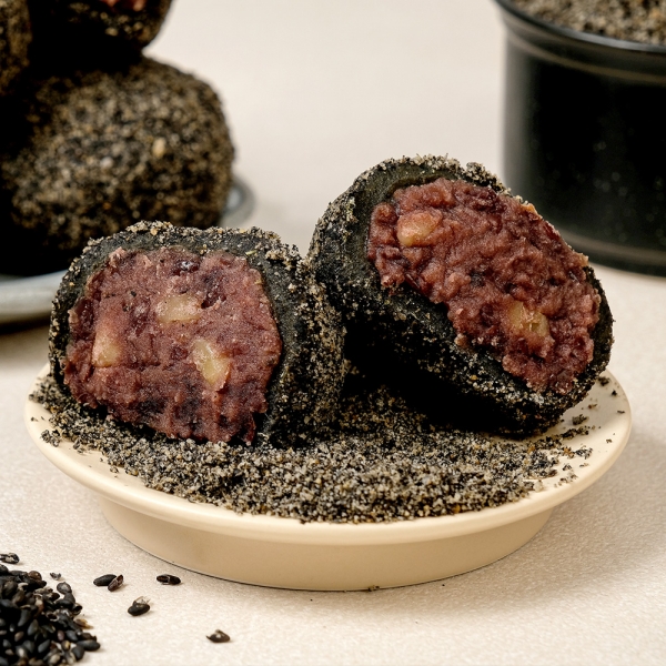 [떡미당] 당안심 부직포 선물세트 (아몬드&times;2팩+흑임자&times;2팩) 1.2kg 당뇨환자용 식단형식품
