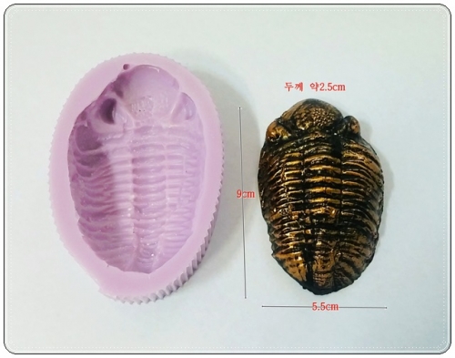 대)삼엽충실리콘몰드 화석몰드 과학체험