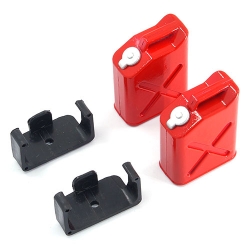 YEAH Racing 소품 기름통 말통(Red) 2pcs H-YA-0355