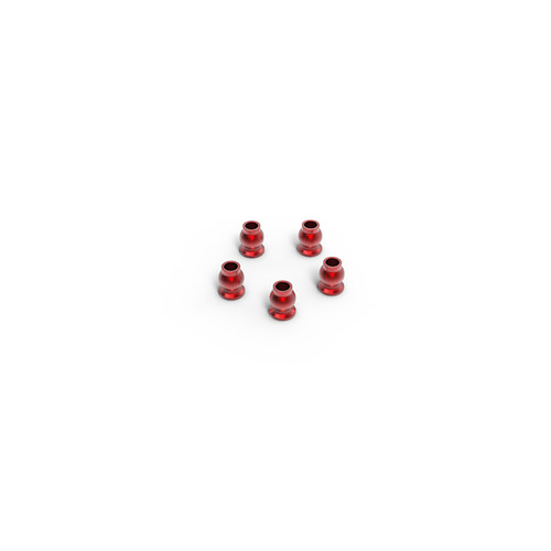 알루미늄 쇽 볼 Aluminum shock end ball 5.8x7.3mm (Red) (5) GM30118