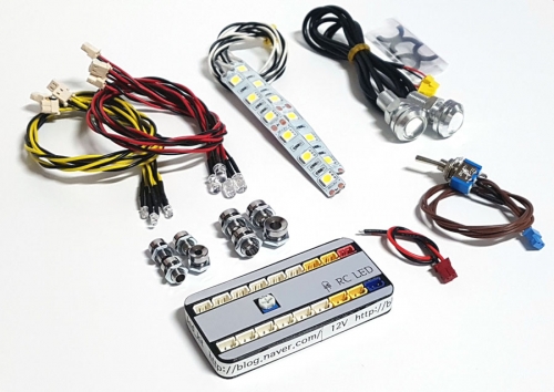 RC LED 혼합 Basic KIT SET [RC카LED튜닝작업용] YDS0010