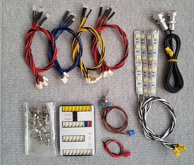 YDS RC LED 혼합 4 모드 킷 세트 MIX 4 MODE KIT Set [RC카LED튜닝작업용] YDS0011