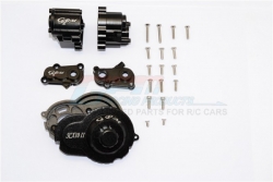 센터 기어 박스 세트 ALUMINIUM CENTER GEAR BOX - 1SET SCX2038-BK