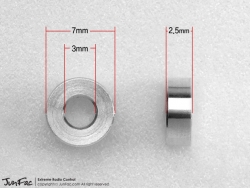 스페이스 M3 Aluminum spacer 7x2.5mm (10) H-J80032