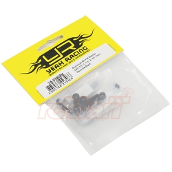 M3 평 와셔 Yeah Racing Aluminum M3 Flat Washer 0.25 / 0.5 / 1 / 1.5 / 2 / 2.5 / 3mm 10pcs Set BlackYA-0390BK