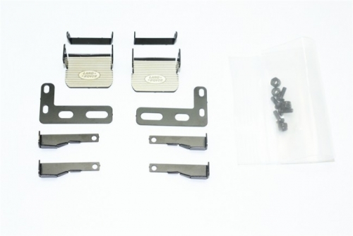 [TRX-4 옵션 파츠] 사이드 스텝 SCALE ACCESSORIES: STAINLESS STEEL SIDE STEP FOR TRX-4 DEFENDER TRX4ZSP31-BK