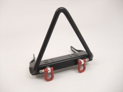 알루미늄 전면 범퍼 Yeah Racing Stinger Steel Bumper w/Winch Mount Shackle For Axial SCX10 / SCX10 II YA-0454