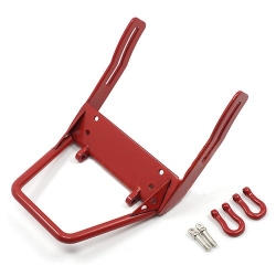 메탈 프론트 범퍼 Xtra Speed VR Steel Front Bumper w/ Winch Mount Shackles For AXIAL SCX10 / SCX10 II Red XS-SCX22130RD