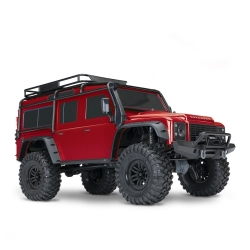 Traxxas TRX-4 디펜더 1/10 4WD RTR Land Rover Defender Body Trail Crawler TRX4 CB82056-4 레드