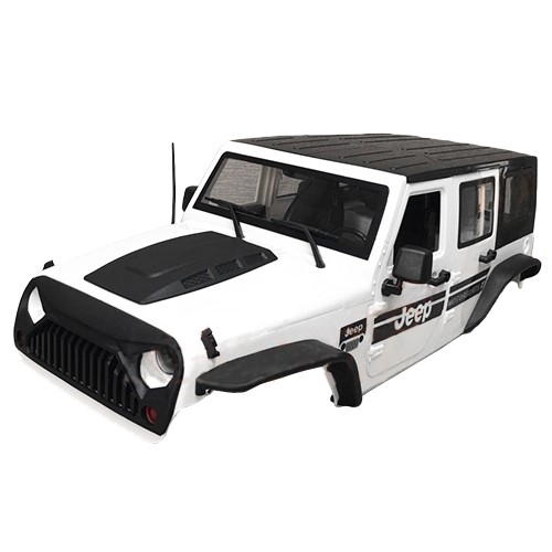 루비콘 313mm 레진 바디 Jeep Wrangler Rubicon Hard Plastic Body Kit H-XS-59765