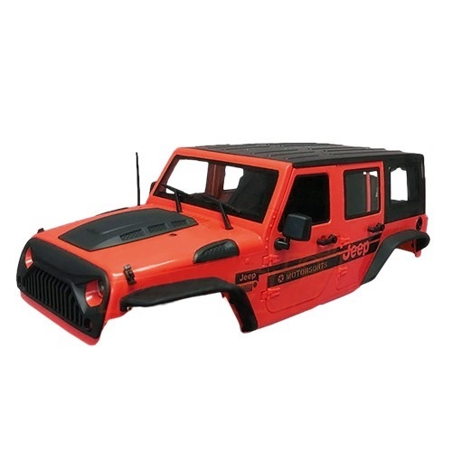 루비콘 313mm 레진 바디 Jeep Wrangler Rubicon Hard Plastic Body Kit H-XS-59765AR