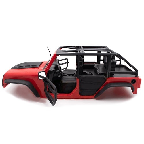 오픈 바디 루비콘 313mm (324 호환) 레진 바디 Jeep Wrangler Rubicon Hard Plastic Body Kit H-XS-59887AR