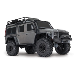 Traxxas TRX-4 디펜더 실버 1/10 4WD RTR Land Rover Defender Body D110 Trail Crawler TRX4 CB82056-4 그레이