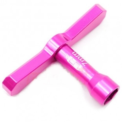 육각 너트 렌치 Aluminum 7mm Nut Wrench Pink For On Off Road RC Cars #YT-0073PK