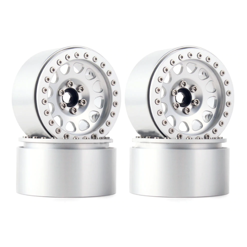 비드락 휠 2.2 Aluminum beadlock wheels (Silver) (4) H-30020 226435Ss