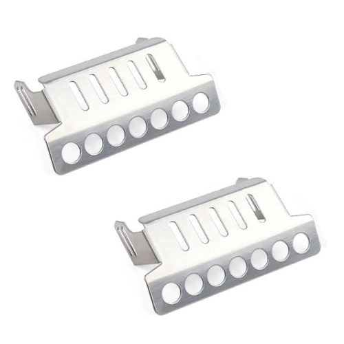 하부 스키드 엑슬 커버 TRX-4 TRX6 Metal Axle Protector Plate for 1/10 RC Crawler Traxxas H-TRXFP-S2