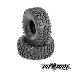 핏불 타이어 2.2" 146 x 56 Alien Kompound Rock Beast II Scale 2.2 RC Tires No Foam 2pcs PB9002AK