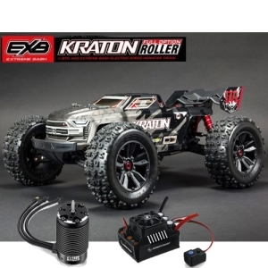 KRATON 1:8 4WD EXtreme +EZRUN-4985SL-1650KV 모터+EZRUN MAX6 160A 변속기 ARA106053+38010801