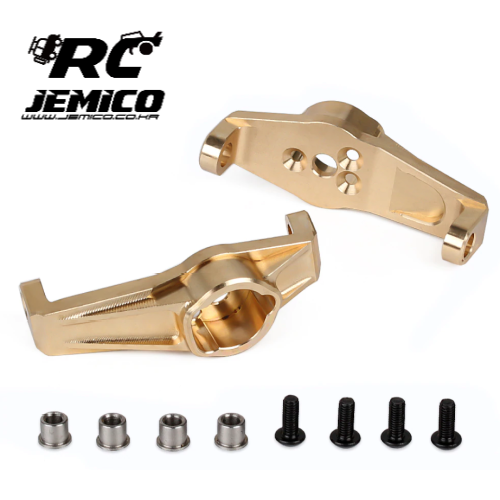 황동 무게추 C 허브 2PCS TRX4 Brass weight Front Caster Blocks Portal Drive for RC Crawler H-TRXBP32