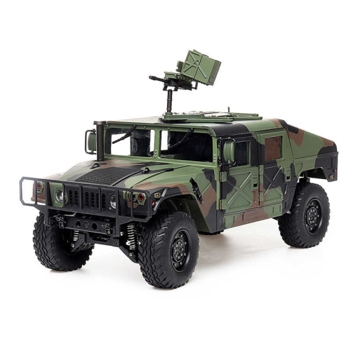 험비 LED 멀펑 버젼 1/10 2.4G 4WD Rc Car Military Vehicle Truck HG-P408 RTR 험비-나토 칼라 H-ledp408nato