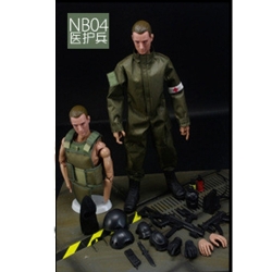 군인 운전수 #NB04 Rock Hobby 1/6 Willys Driver 30CM H-NB04