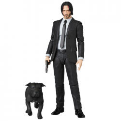 존웍 + 개(보이) 피규어 15Cm 트라이얼 운전수 JOHN WICK PVC Action Figure H-F15JW