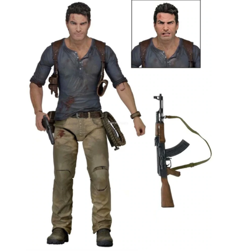 네이션 드레이크 피규어 약 17Cm 트라이얼 운전수 (벌크포장) NATHAN DRAKE Action Figure H-F17ND