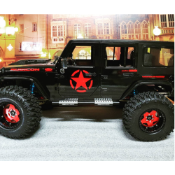 사이드 스텝 160 메탈 블랙 지프 루비콘 SCX 10 III RUBICON TRX4 HTSS-160