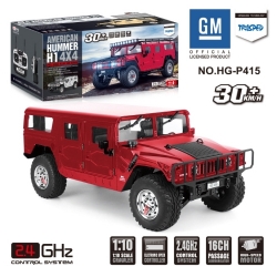 험머 LED 멀펑 버젼 HG P415 Standard 1/10 2.4G RC Car for Hummer Metal Chassis Vehicles Black HG P415 LEDB