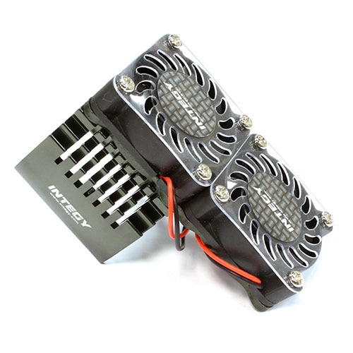 750 모터 쿨링펜 써밋 외 모터 40mm Super Motor Heatsink+Twin Cooling Fan 750 for Traxxas Summit C25728