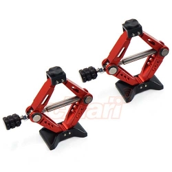 스케일 악세사리 메탈 잭 자키 툴 스텐드 Height Adjustable Scissor Jack 6 Ton 2pcs Metal Jack Tool H-XS-59614