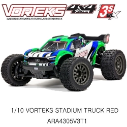 퍼플 볼텍스 ARRMA 1/10 VORTEKS 4X4 3S BLX Stadium Truck RTR, Red ARA4305V3 ARA4305V3t