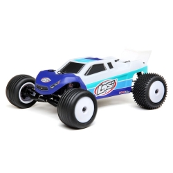 [브러시리스버전] 1/18 Mini-T 2.0 2WD Stadium Truck Brushless RTR, Blue RED LOS01019T1 LOS01019T2