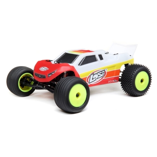 [브러시리스버전] 1/18 Mini-T 2.0 2WD Stadium Truck Brushless RTR, Blue RED LOS01019T1 LOS01019T2