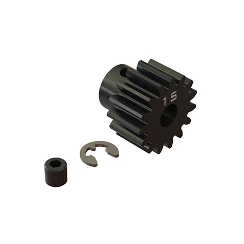 15T Mod1 5mm 피니언 스틸 기어 아르마 6셀 차량용 Steel Pinion Gear ARA310962