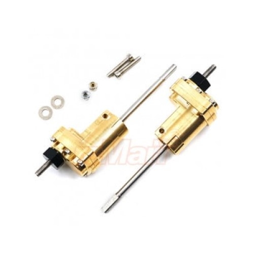 SCX10 II 메탈 포털 엑슬 SBX Brass Hi Lift Portal Rear Set For AXIAL SCX10 II XS-SCX-RBX