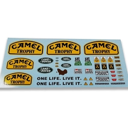 습식 카멜 데칼 수전사 Camel Water Transfer Decals Land Rover Defender D90/110 WO/AT003