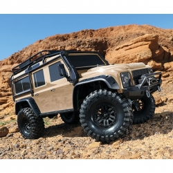 디펜더 샌드 랜드로버 Traxxas TRX-4  1/10 4WD RTR Land Rover Defender  D110 Trail Crawler TRX4 CB82056-4S