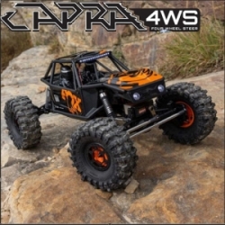 최신형!카프라 AXIAL 1/10 UTB10 Capra 1.9 4WS 4X4 Trail Buggy Brushed RTR, Orange AXI-1543T1