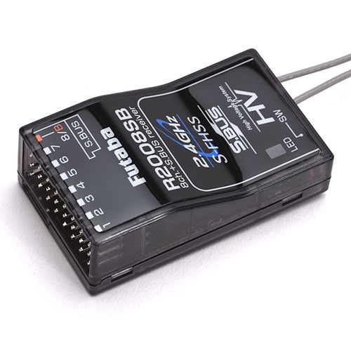 수신기 (7PX 7채널 사용 가능)  2.4GHz S-FHSS 8-Channel S.Bus Receiver FUR2008SB