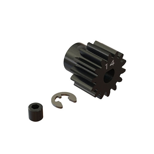 14T Mod1 5mm 피니언 스틸 기어 아르마 6셀 차량용 Steel Pinion Gear ARA310961