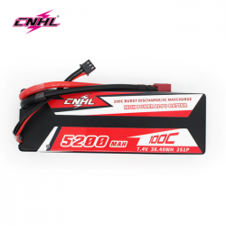 CNHL 배터리 Lipo 2S 7.4V 2S5200T 100C~200C Racing Series HardCase T Deans For RC Car Boat HC5201002