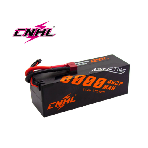 CNHL 배터리 Lipo 4S 14.8V 4S8000T 120C~240C Racing Series HardCase T Deans For RC Car Boat HC8001204X