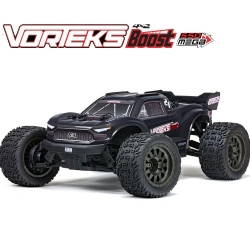 볼텍스 블랙 [온라인당일출고] ARRMA 1/10 VORTEKS 4X2 BOOST MEGA 550 Brushed Stadium Truck RTR, Black ARA4105V4T2