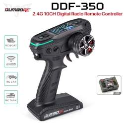 DumboRC DDF-350+X10F 10CH 2.4Ghz 디지털 10채널 송신기, 10채널 수신기 세트 덤보